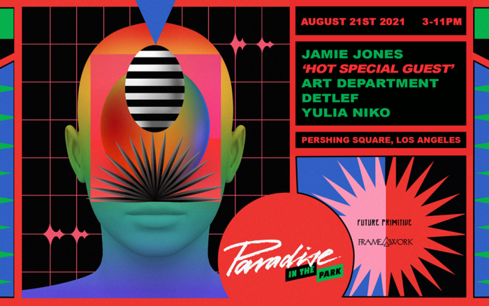 Jamie Jones Reveals Lineup for Paradise in the Park – a Hot Special guest (TBA), Art Department, Detlef + Yulia Niko
