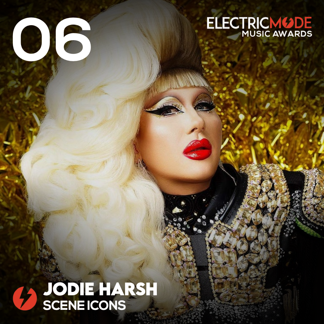 scene icons, eletronic music, electric mode, 2021, jodie harsh