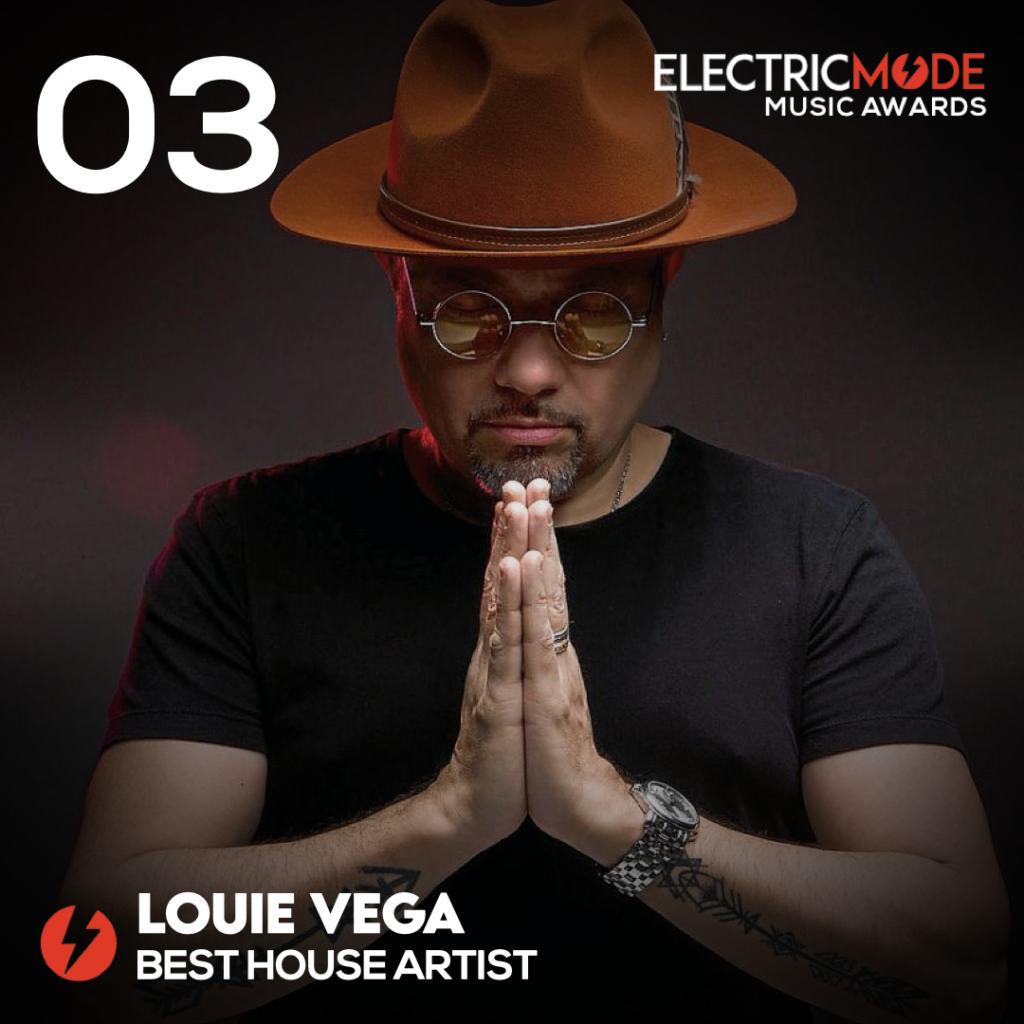 best house dj, electric mode, Louie Vega, 2022