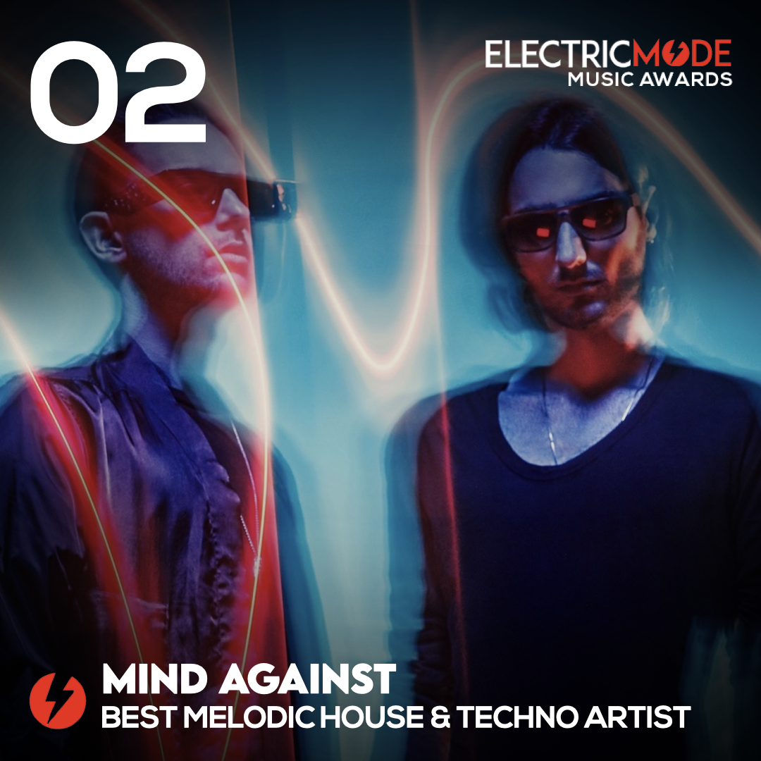 best Melodic house and techno dj, electric mode, Mind Against 2022