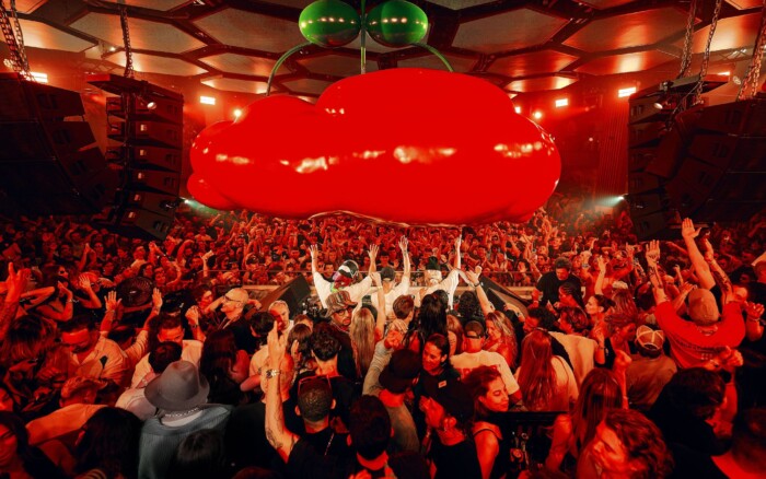 Keinemusik brings their iconic red cherry cloud back to Pacha Ibiza to kick off their island season