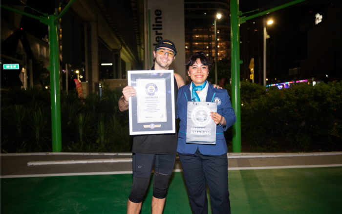 Miami Electronic Artist Eddy Palermo Sets Guinness World Record For Longest Distance Run While DJing Live